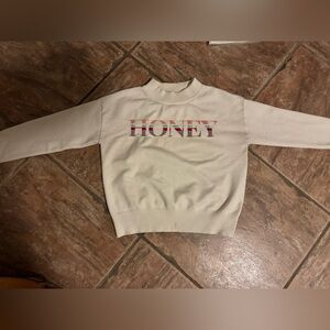 Never Fully Dressed Honey Crew Neck Sweater | US 10 L